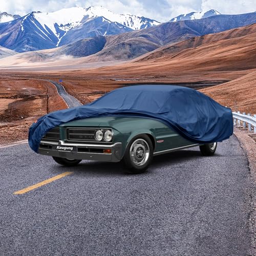 Image of Kaugung Heavy Duty Car Cover Custom Fit Pontiac GTO (2004-2006),Waterproof All Weather Resistant Outdoor Sun Rain Dust Snow Protection with Anti-Theft Lock.(USA Warehouse,Within 3-7 Days)