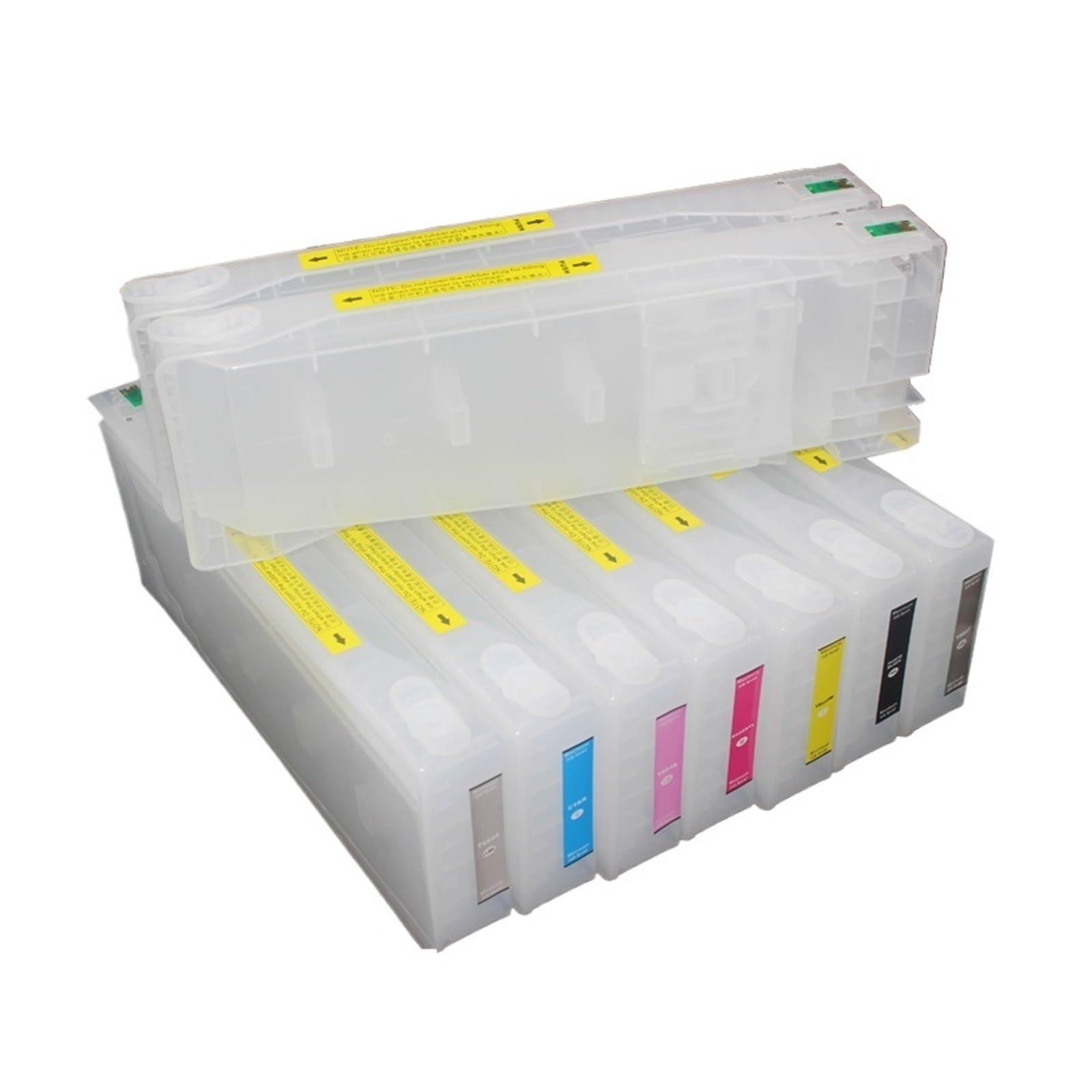 Compatibile con Epson, 11pcs 700ml Cartuccia Inchiostro CISS | Pro7910, 7900, 9910, 9900, T6361-T6369, Con chip, Cartuccia d'inchiostro(Cartridge)
