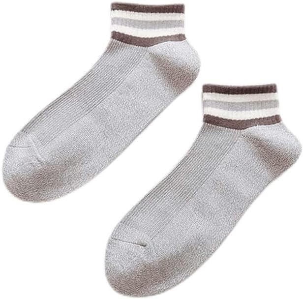 3 Pairs Of Men's Socks In The Tube Striped Thin Breathable