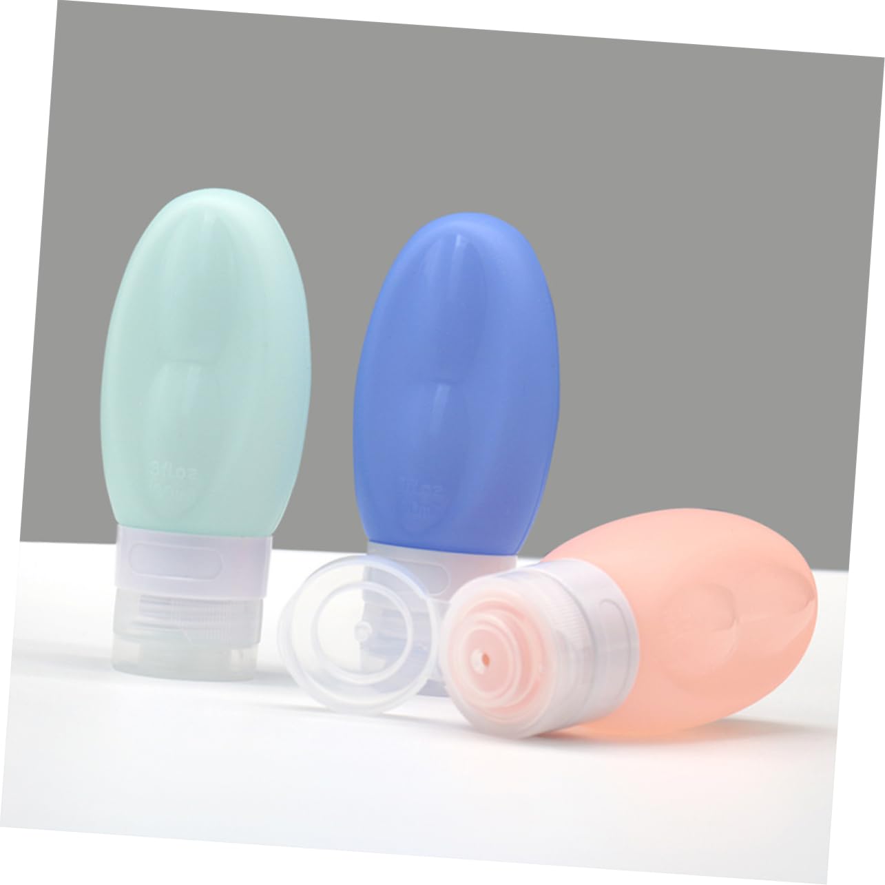 Housoutil 12 Pièces Bouteille De Gel De Silice Contenants De Toilette Format Voyage Contenants De Maquillage Distributeur De Voyage Mini-lotion Étanches Produit Vaisselle