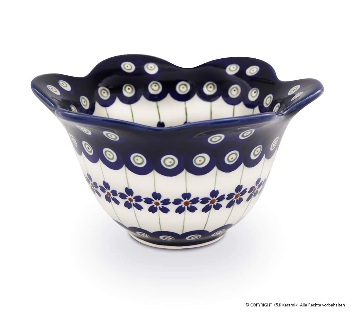 Saladier Bunzlauer 14 cm tulipe pour vos repas en famille
