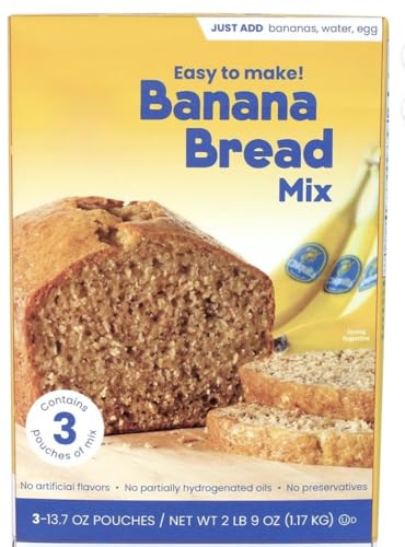 (Pack of 3) Easy to Make Banana Bread Mix 13.7 oz -