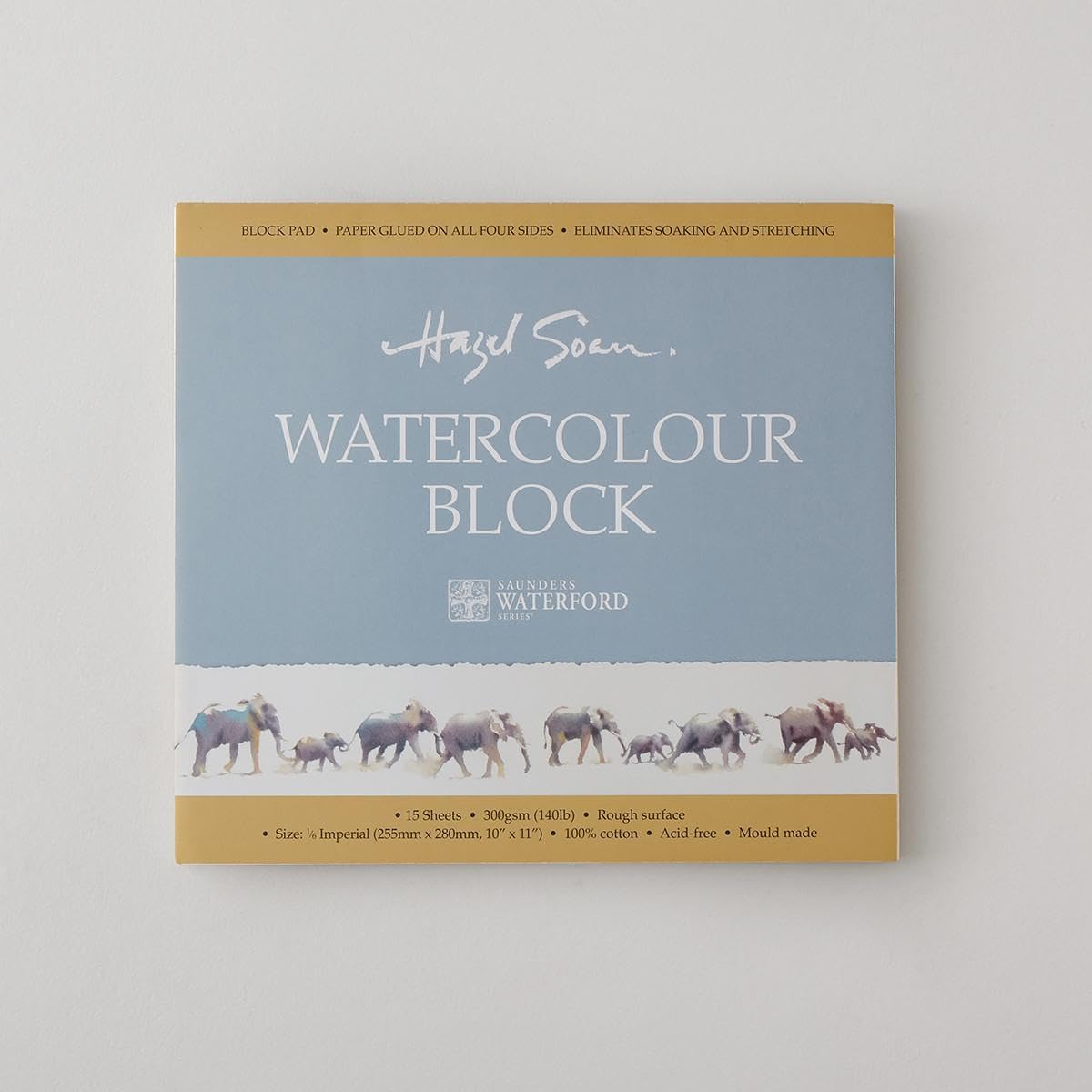 Hazel Soan Watercolour Block 1/6 imperial (25.5x28cm/10"x11")