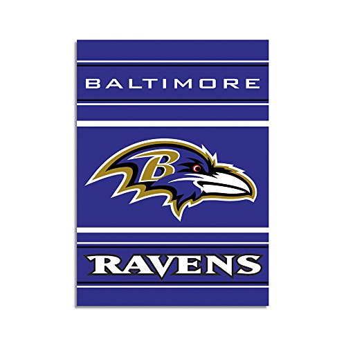 Bannière Baltimore Ravens Fremont Die drapeau extérieur double face anti-décoloration