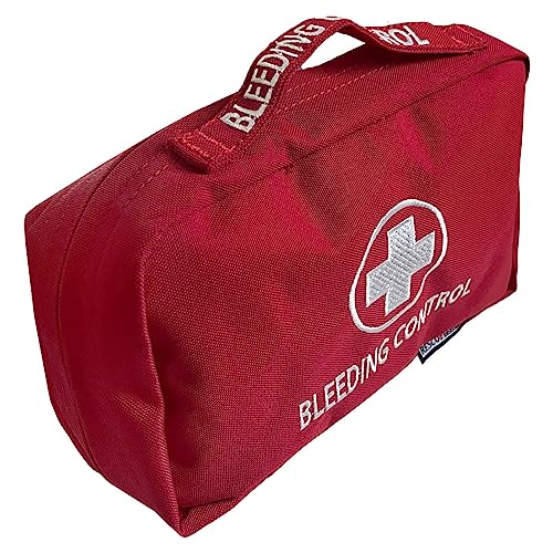 Image of Rescue Essentials Bleeding Control Bag (Clamshell) - Empty (with Cross)