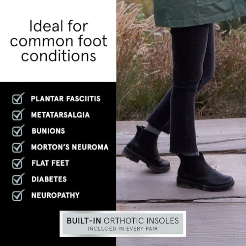 ABEO Vista Chelsea Boots for Women | Fall Boots For Women | Water Resistant Leather | Built-In Orthotic Insole4