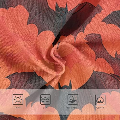 Toddler Underwear Custom 2t Cotton Little Girl Panties Stylish Briefs Underpants Bats Orange Halloween3