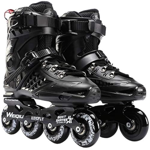 AYES Patines en Línea Profesionales Negro, Talla 42
