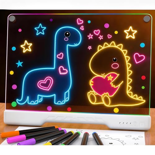 LED Drawing Board for Kids, 16" Rechargeable Light Up Writing