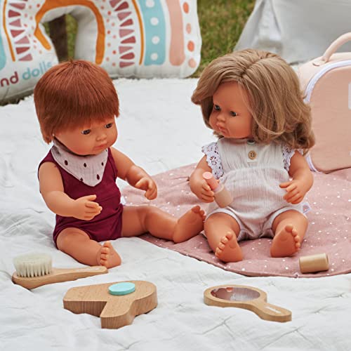 Image of Miniland Doll 15'' Caucasian Boy Redhead (Box) - Made in Spain, Anatomically Correct, Quality