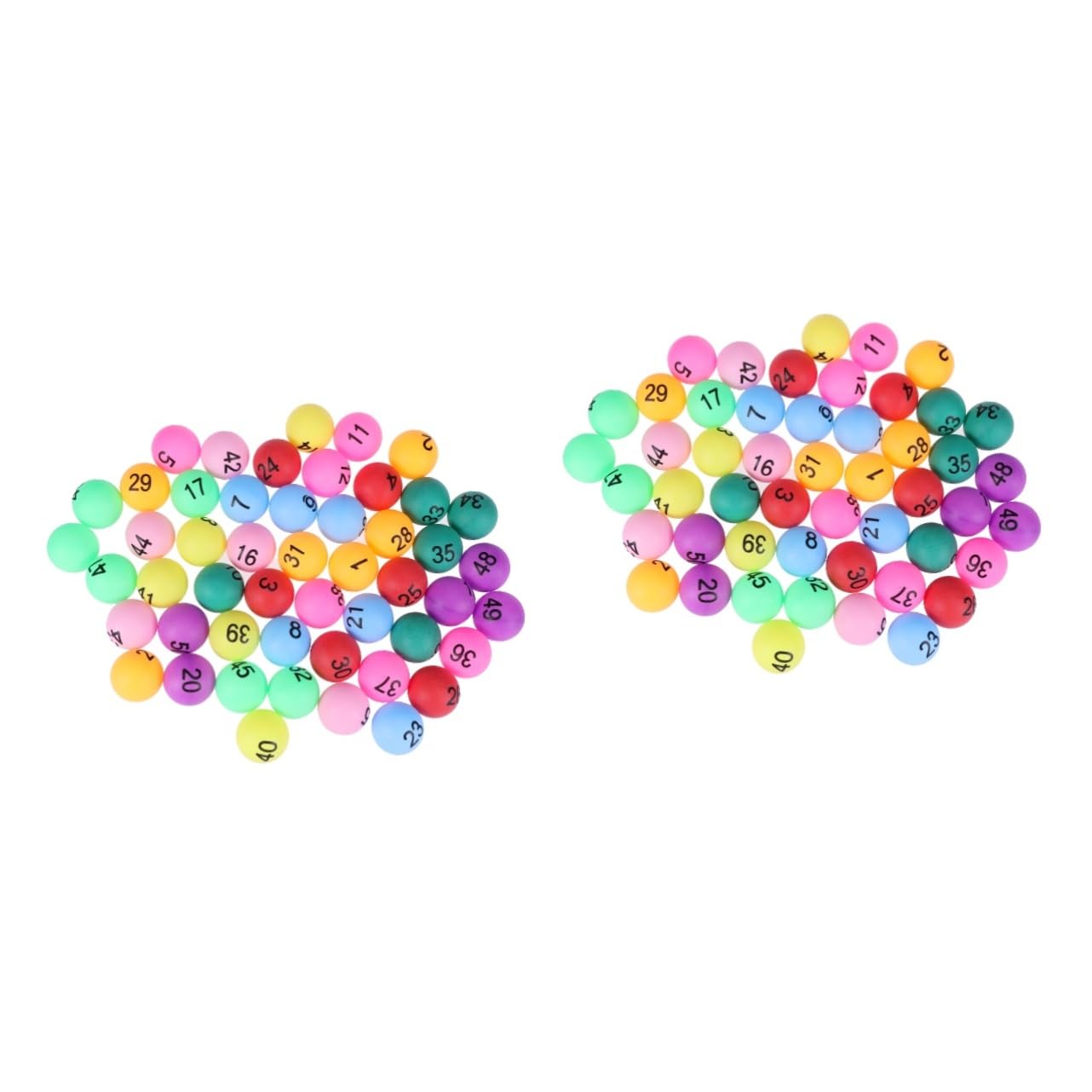 YARNOW 100 Piezas Tenis de Mesa Numbers Game Water Balls Bolas de Loteria para Fiesta Bolas de Cerveza de Loteria Pelotas de Pong numeradas Mini Pong Pelota de Actividad niño