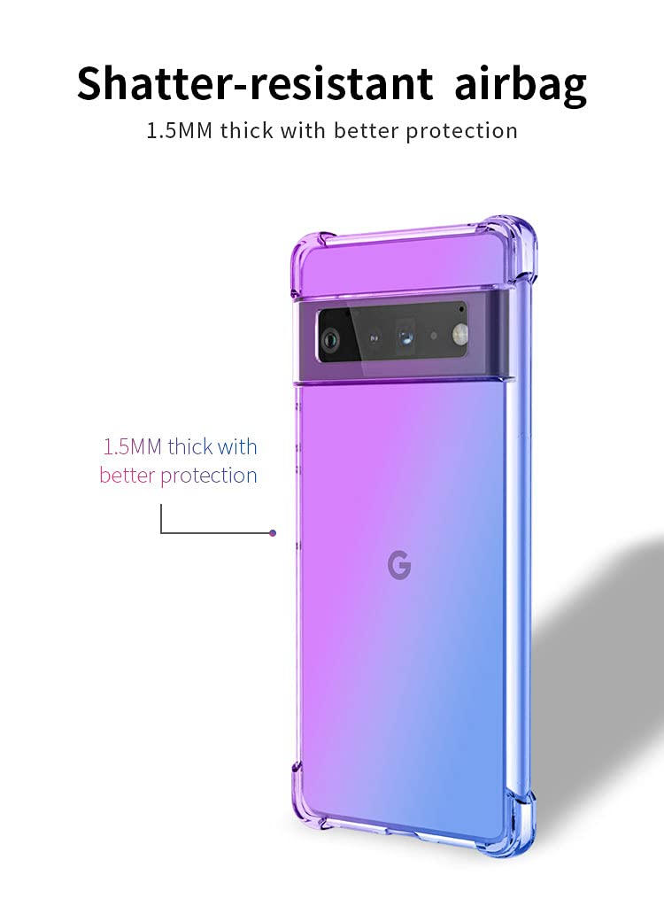 Custodia Bumper Antiurto Sottile Custodia Pixel 6a Totill Cover Per Google Pixel 8 Cover, [Rinforzare La Custodia Protettiva Angoli