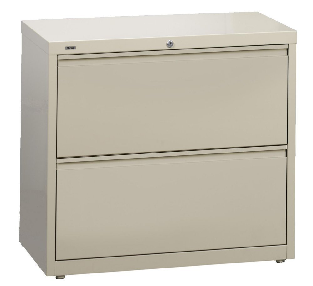 Lorell 60438 Lateral File, 2-Drawer, 42-Inch x18-5/8-Inch x28-1/8-Inch, Putty