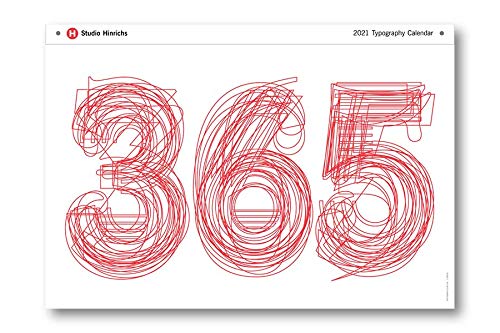 Studio Hinrichs 365 2021 Small Calendar (12x18)