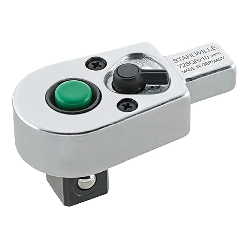 Miniatura 4 de Stahlwille 58253005 Herramienta de inserción de trinquete de liberación rápida, reversible, unidad cuadrada de 38 pulgadas, 30 dientes, hecha de