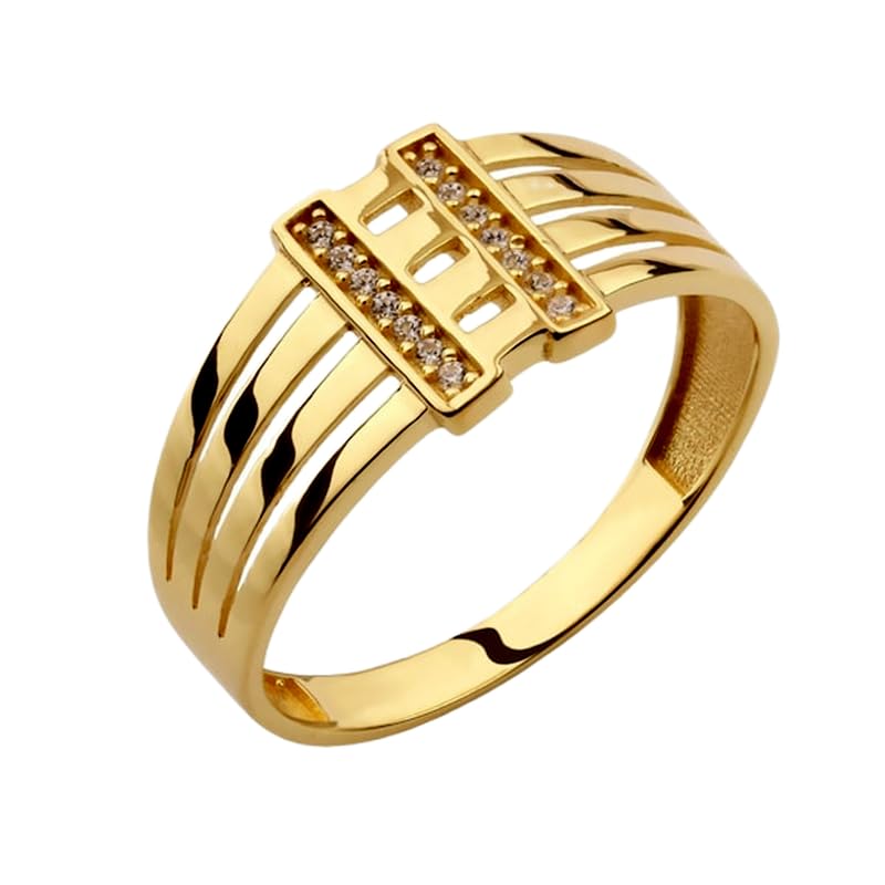 Bague imposante argent avec pierre CZ transparente, le cadeau d'exception inoubliable