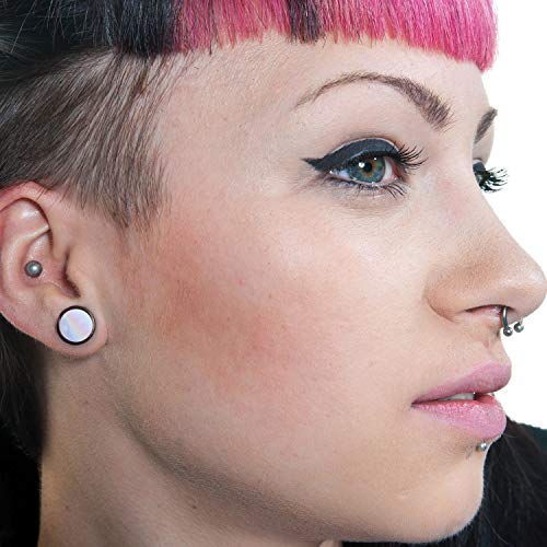 Bodyj4You 36Pc Gauges Kit Aurora Acrylic Taper Plug 14G-00G Ear Stretch O-Rings Body Piercing #TOP2