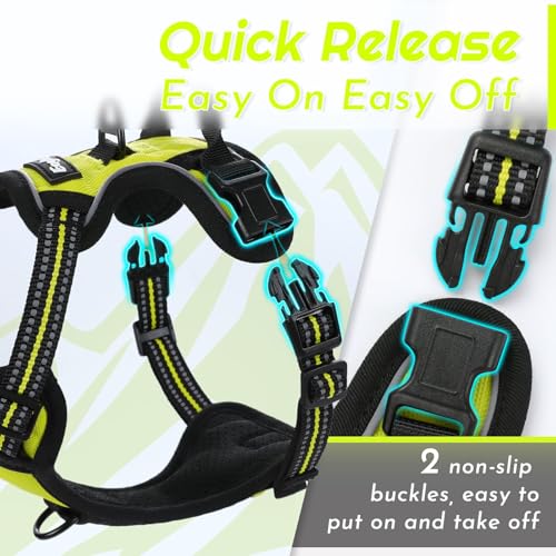 Image of Eagloo Dog Harness for Small Dogs, No Pull Pet Vest with 2 Leash Clips
