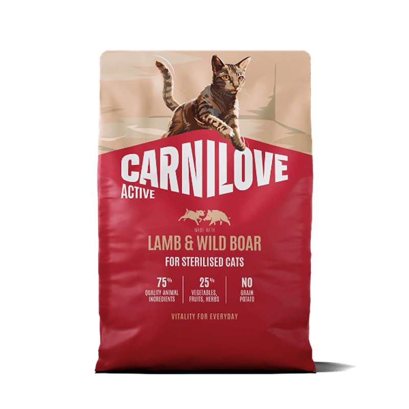 Carnilove Nourriture pour chat Active Agneau et sanglier 6 kg