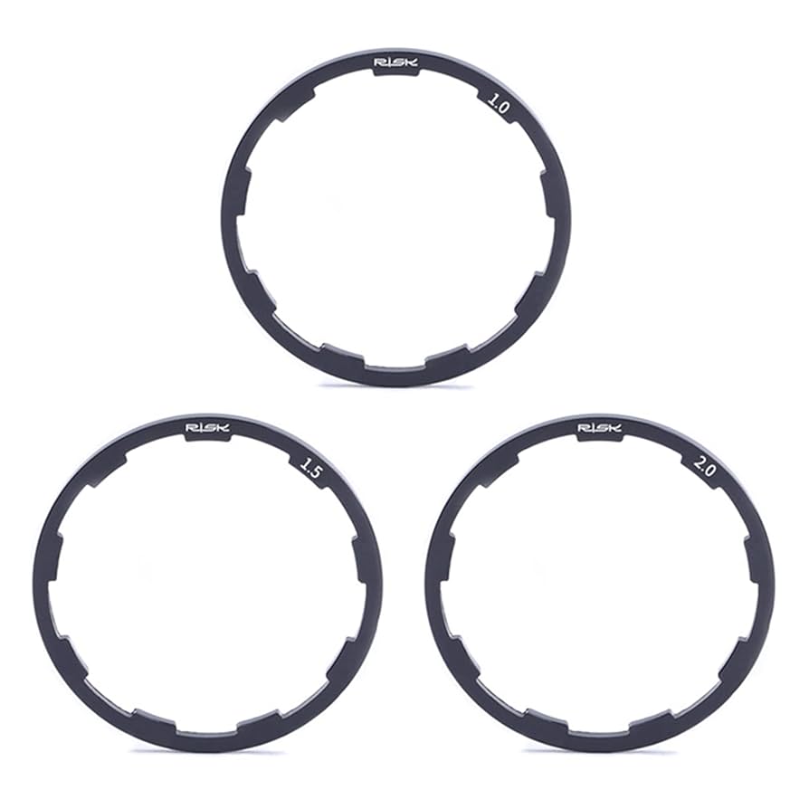 3 Cassette Flywheel Washer Hub Spacer Grooved Gasket For 2mm