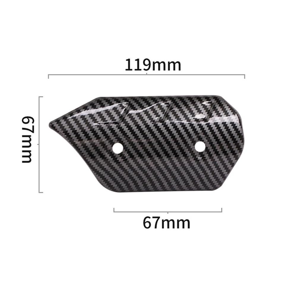Silenciador Universal para Motocicleta Protector De Tubo De Escape Cubierta De Protección Térmica Cubierta De Calor para Silenciador Antiescaldado Protección Tubo Escape