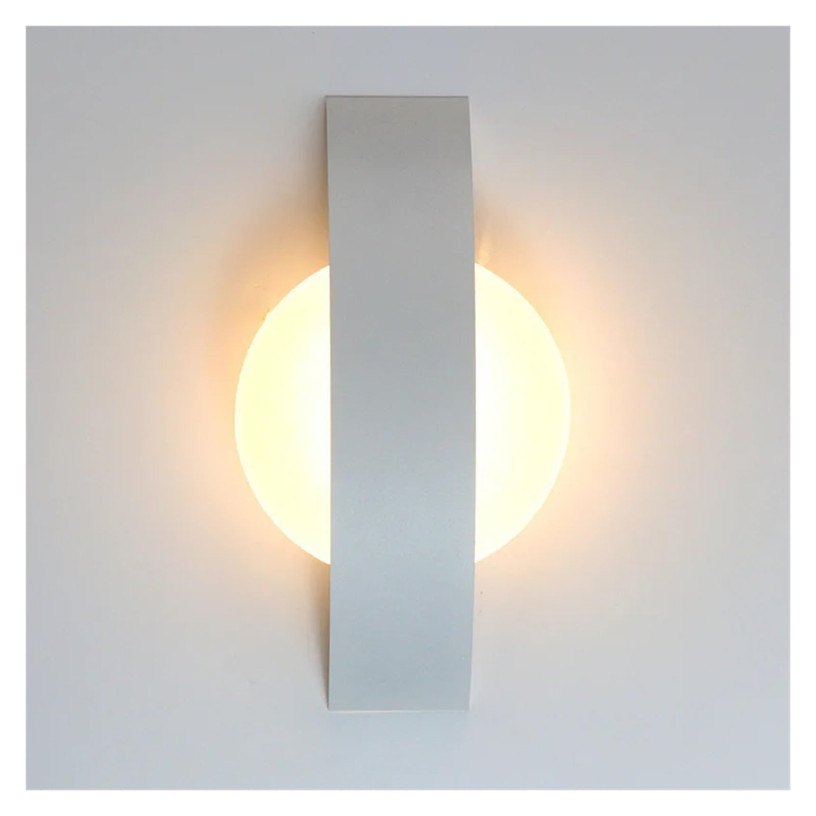 Lampada da parete moderna semplice a LED Soggiorno Camera da letto Lampada da parete sul comodino Illuminazione per scale per interni Apparecchio decorativo per la casa rotondo/quadrato, Lampadar