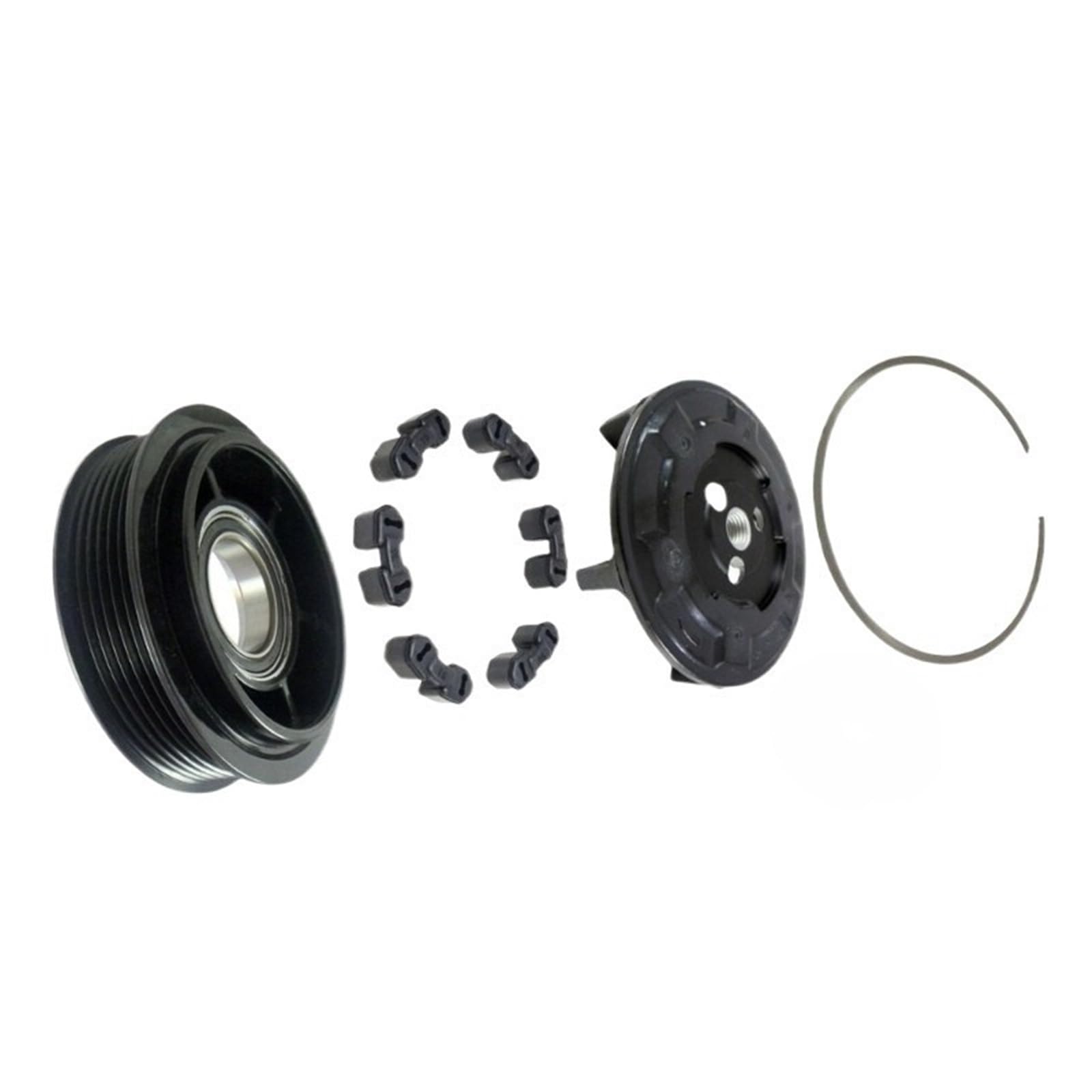 Kwez One Color Ac Compressor Clutch Kit Fit For Jeep Fit For Patriot Fit For Dodge Caliber 2.0 2.4 Oem 6Seu16c A/C Air Conditioning Compressor Clutch Pulley