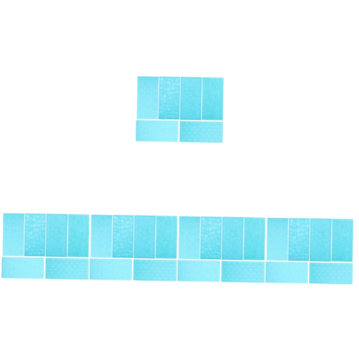 Uonlytech 5 Series Herramientas De Educación Temprana Estera Elaboración Sellos De Arcilla Plastilina Artesanía Modelado Accesorio De Arcilla El Plastico 6 Piezas X 5