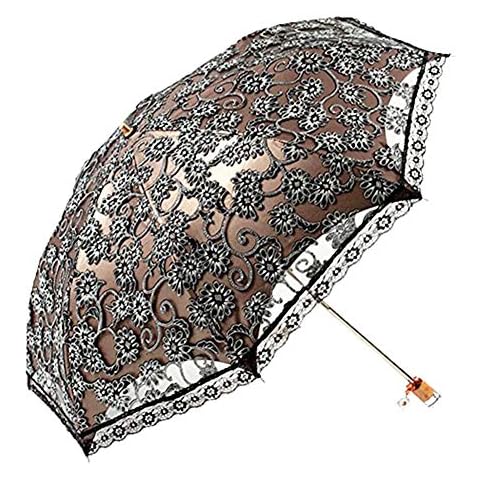 Orgrimmar Ladies Lace Parasol Umbrella with UPF 50+ Cover