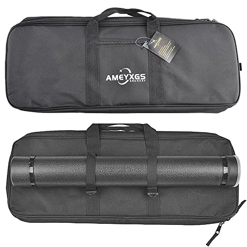 Archery Takedown Recurve Bow Case Soft Take Down Bow Bag Easy Carrying Bow Case Portable Bag Bow Quiver Holder Lightweight (Black)