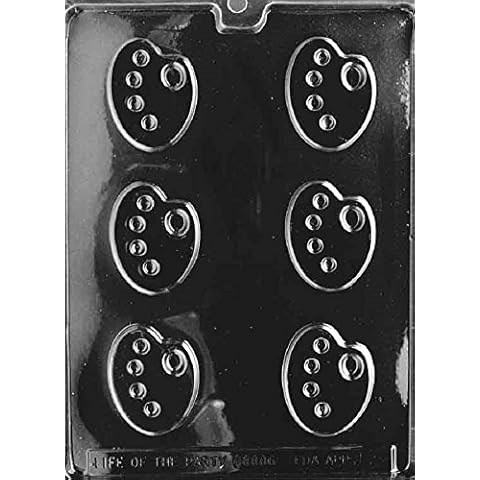Grandmama's Goodies J003 Artist Palette Chocolate Candy Mold with Exclusive Molding Instructions Cover