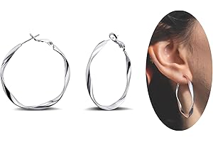 Sterling Silver Endless Hoops: Timeless Radiance and Sophisticated Style