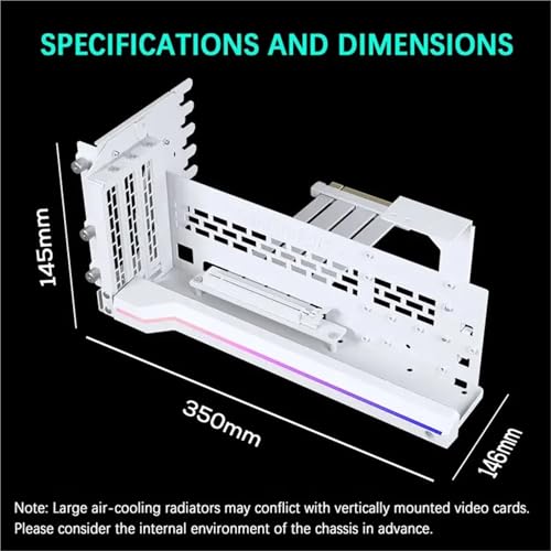 Kit soporte para GPU con cable adaptador PCIe 4.0 miniatura 5