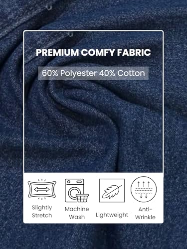 Image of GRECIILOOKS Men Jeans || Baggy Fit Jean's for Man || Loose Fit High Rise Denim || Stretchable Casual Wear Jean,s || Dance Rap Rapping Style Pant for Men || Denim Cotton Jeans