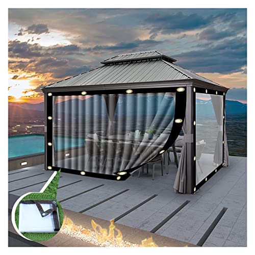 Couverture latérale de pergola imperméable durable auvent 6m - 2