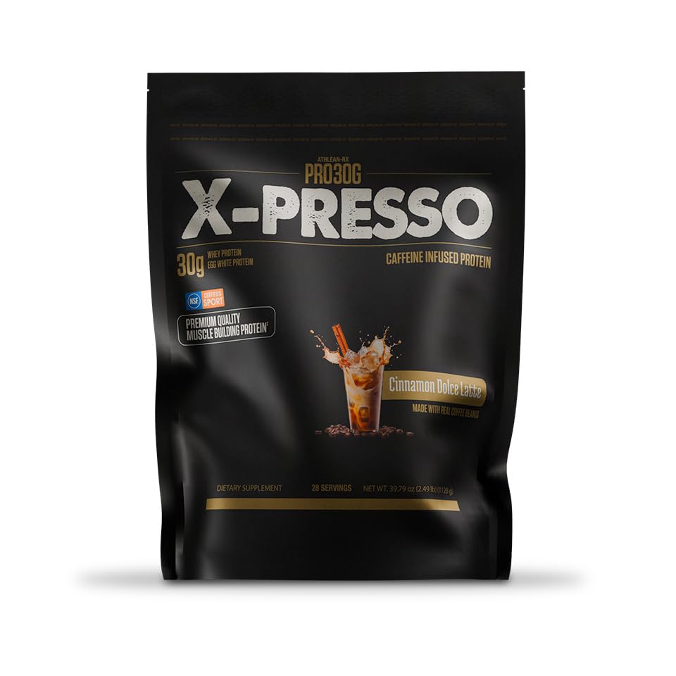 Amazon.com: ATHLEAN-X PRO-30G, Xpresso Premium Caffeinated Protein