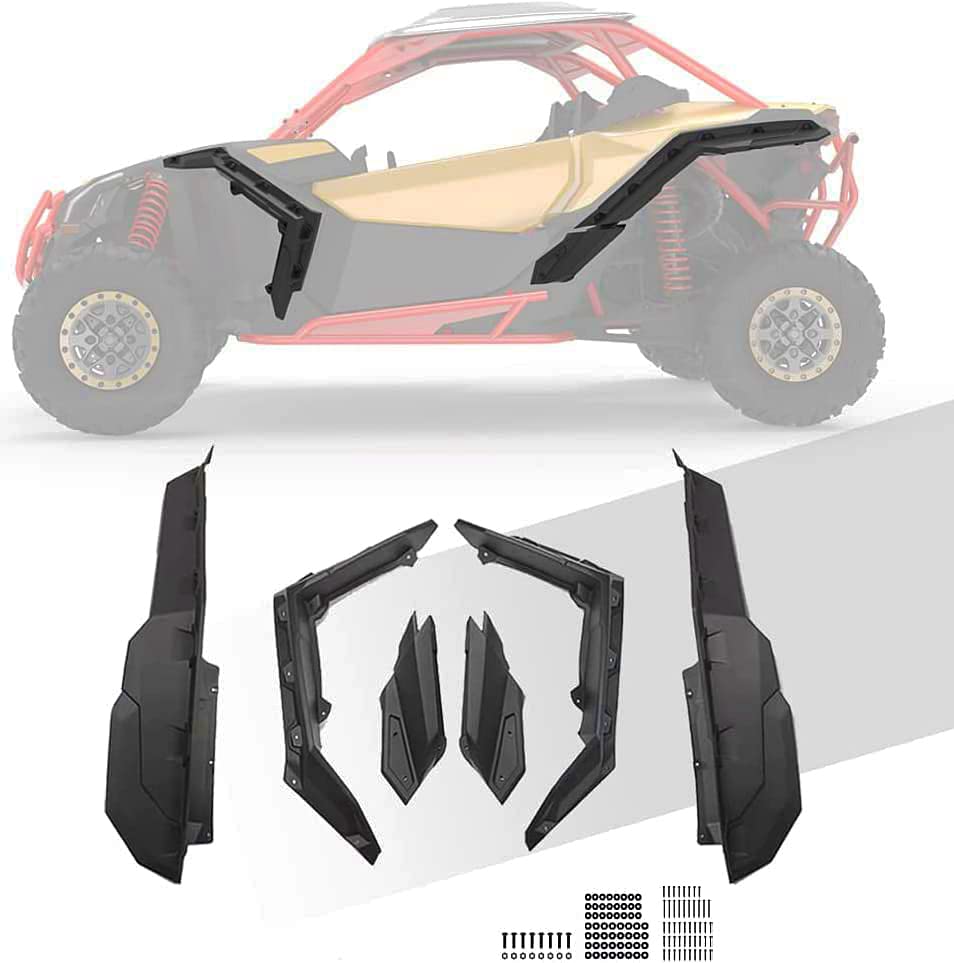 Photo 1 of NIXFACE X3 Fender Flares Mud Guards ?Front & Rear? Fit for 2017-2022 Can Am Maverick X3 / Max / Max Ds Turbo R RR - Repalcement for #715002973 6 Pcs Complete Set
