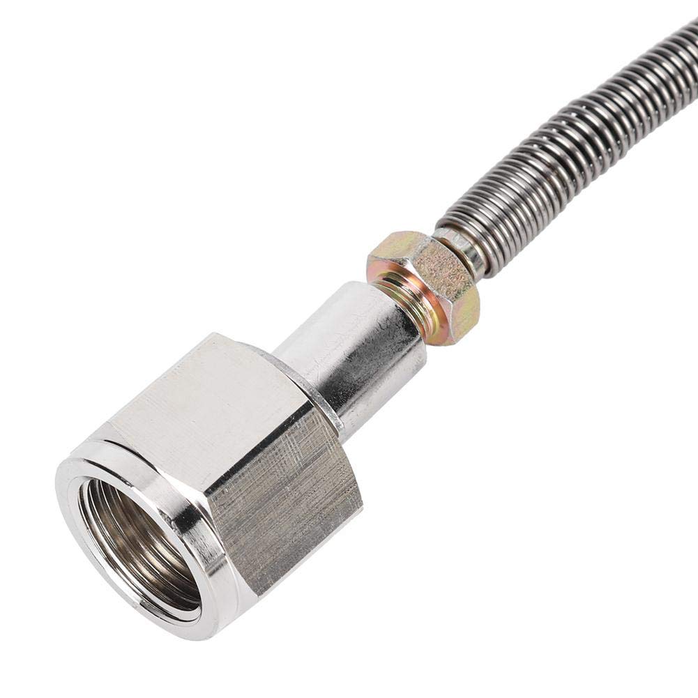 Europe TR21-4, W21.8-14 36in Spring Hose CO2 Adapter Kit Release Valve with Black ASA for/Soda Club