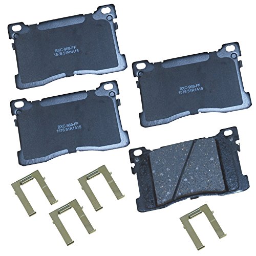 Image of Bendix Premium SBC1576 Ceramic Front Brake Pads for Hyundai Equus 2016-2012, Kia K900 2017-2015