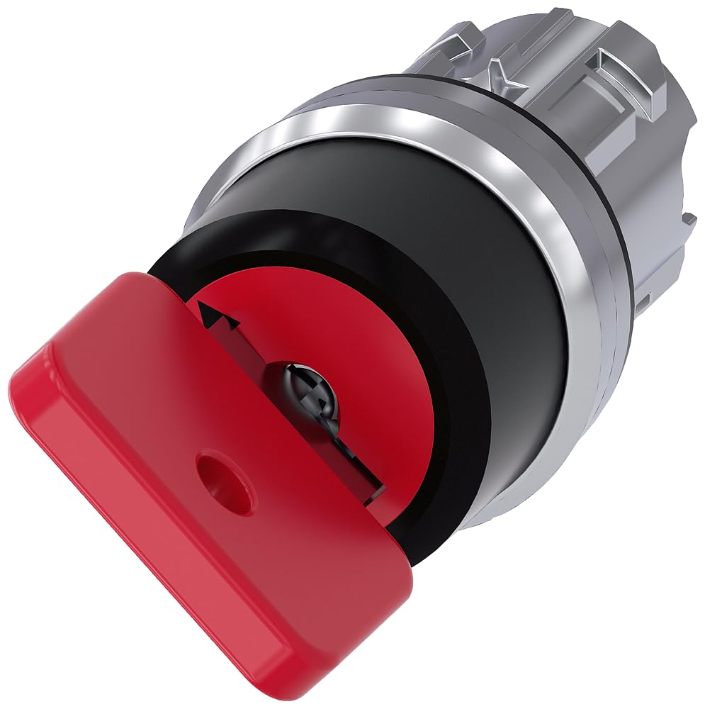 Interrupteur clé OMR 73037 Siemens Sirius rouge o-i 45 degrés pour commande industrielle