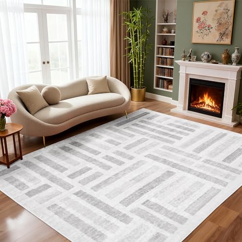 Tapete lavado suave 8x10ft para sala y dormitorio miniatura 2