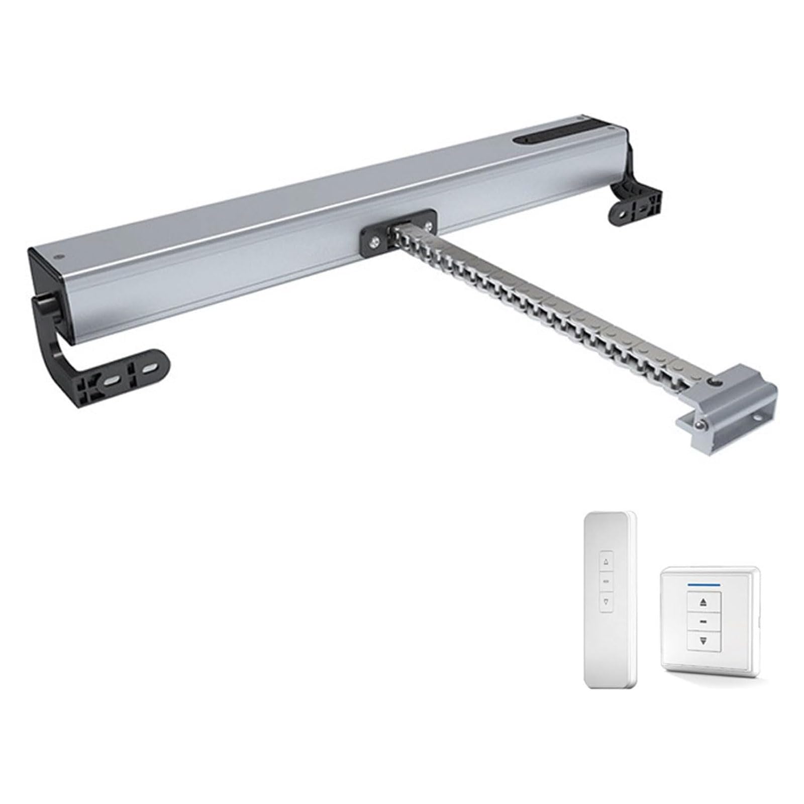 Ouvre-fenêtre Électrique, Poussoir De Fenêtre Intelligent 110-230 V, Course Réglable De 100 À 400 Mm, Avec Télécommande Et Interrupteur, Ouvre-fenêtre Silencieux À Chaîne Pour Fenêtre Suspendue, Lucar