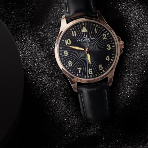 Image of Carlington Aristocrat Series Analog Watches for Men with Premium Leather Strap - CT 1079