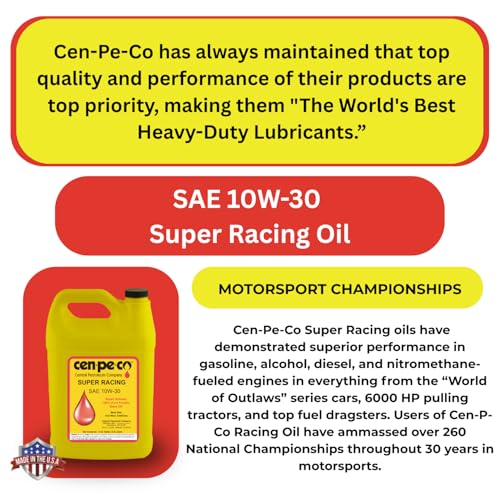 Aceite de motor SAE 10W-30 Super Racing Oil 1 galón miniatura 3
