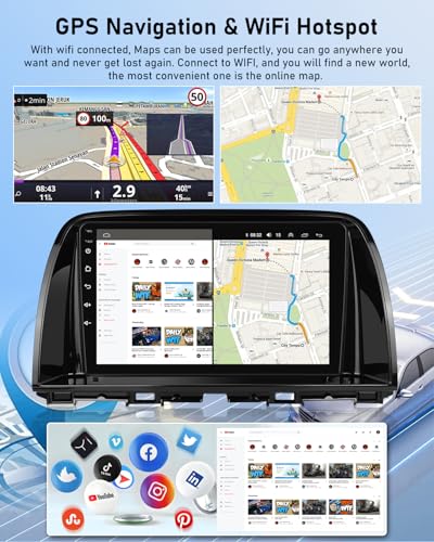 Radio para coche Android Mazda CX-5 2012-2016 con GPS WiFi 2G+64G y pantalla 5