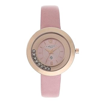 Carlton London Analog Multicolour Dial Womens Watch-CL037RGBS2
