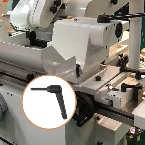 Image of uxcell 4Pcs M5 x 32mm Adjustable Knobs Handle Male Thread Push Button Ratchet Quick Release Locking Rotating Bolt for Lathe Machinery, Black