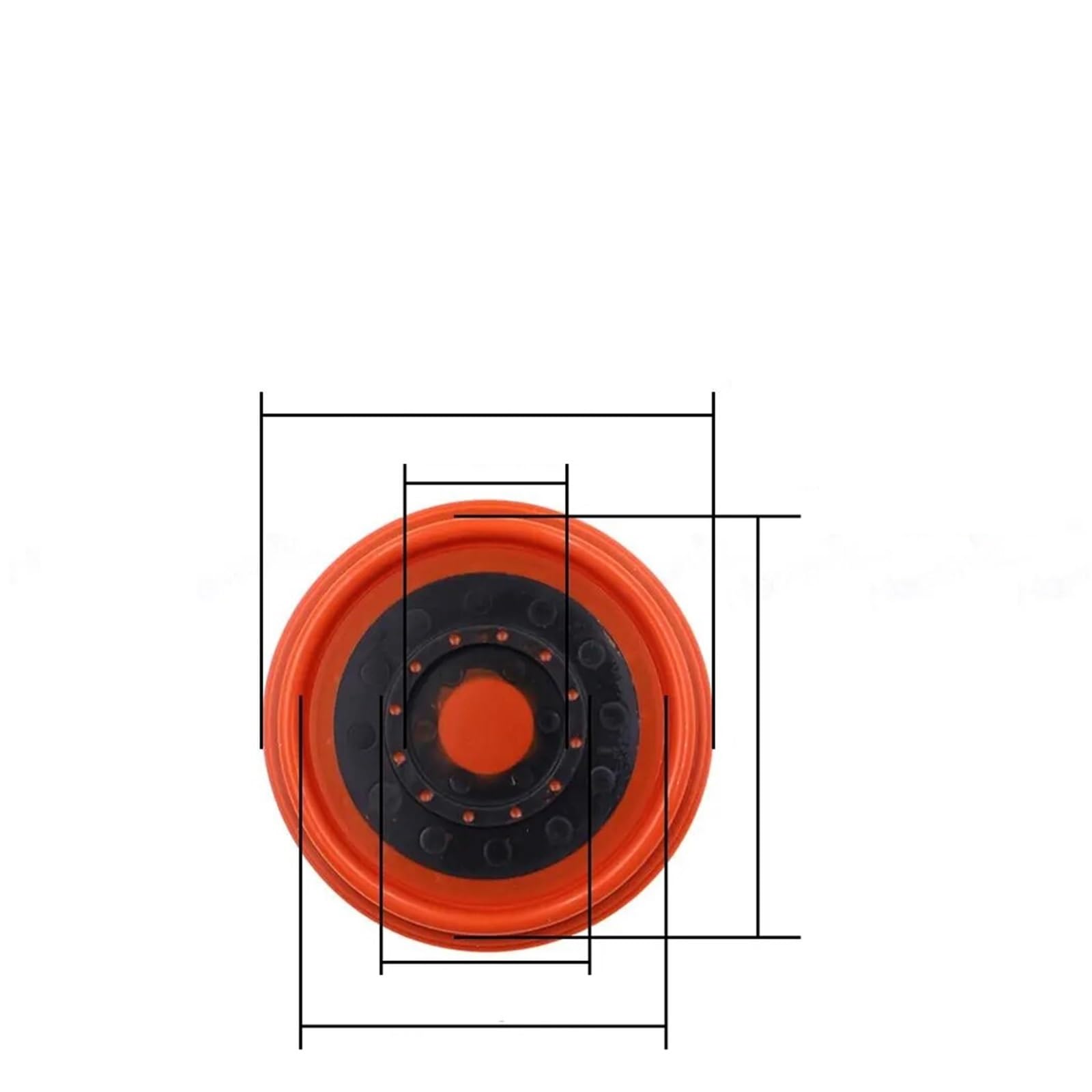11127553626 7553626 Zestaw naprawczy pokrywy zaworu PCV membrana 80mm, do BMW, 1 3 5 116i 118i 120i 318i 320i E61 E60 E81 E97 E88 N43 Naprawa zaworu PCV silnika