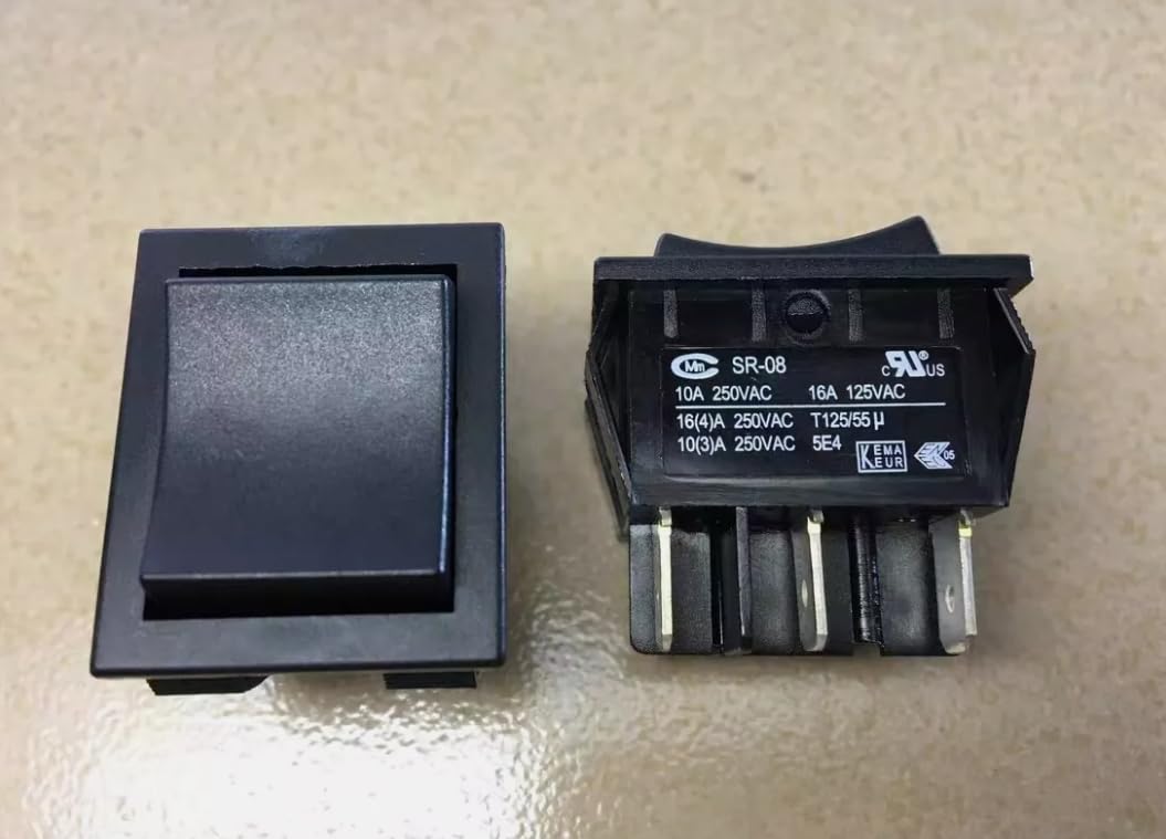 1PC SR-08 ship type switch 16A 250V three speed power switch T125/55