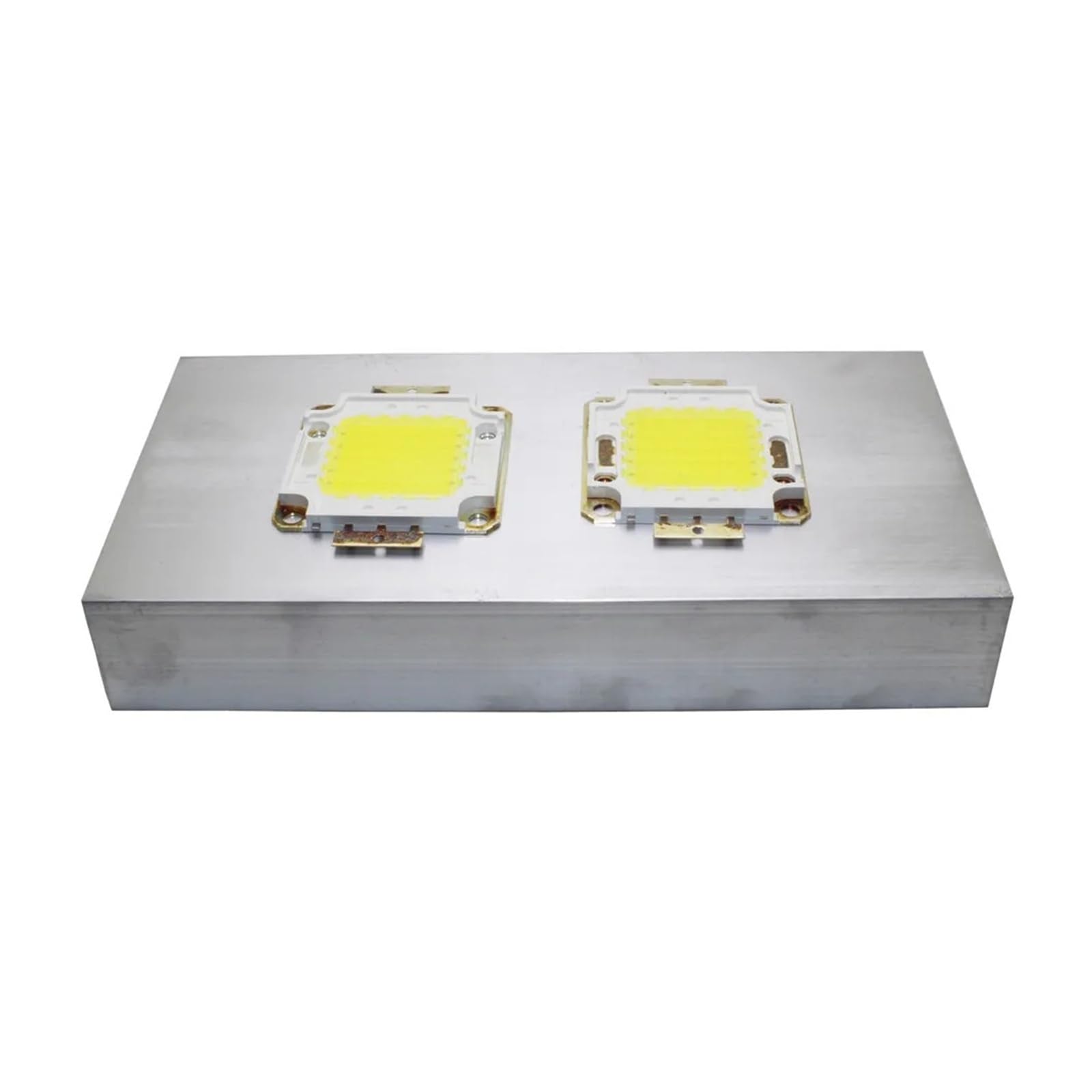Dissipatore di calore in alluminio estruso per radiatore per chip elettronico LED, circuito integrato LCD, raffreddamento con nastro termico (100 x 69 x 36 mm)